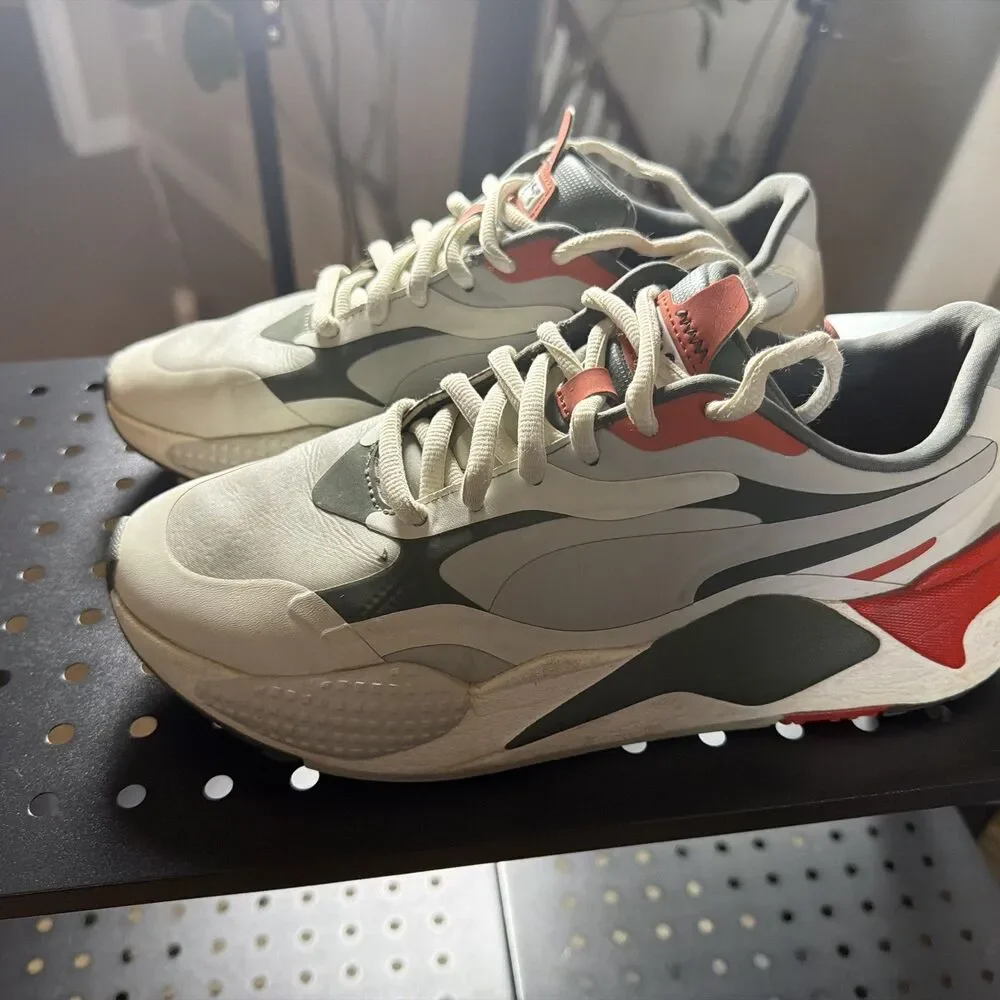 PUMA RS-G Men’s Spikeless Golf Shoes Size 8.5 Vaporous Gray
